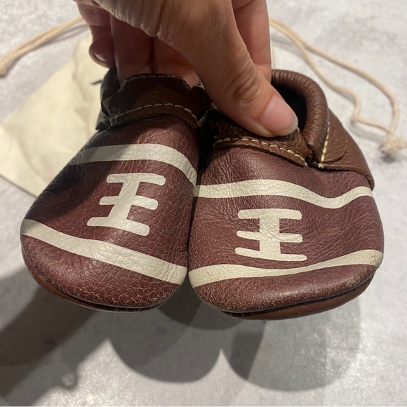 Freshly Picked || Touchdown City Shoe Mocs Football Brown 3 - Picture 3 of 5